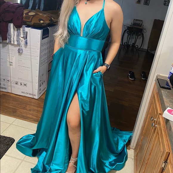 Camille La Vie Dresses & Skirts - Teal Prom Dress